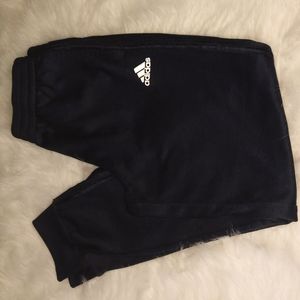 Adidas black boys sweatpants.